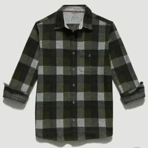 Madeflex Stitch Fix Flag&Anthem Berks Long Sleeve Performance Flannel Knit Shirt